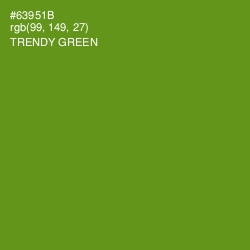 #63951B - Trendy Green Color Image